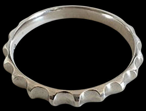 Georg Jensen Sterling Silver Bangle Bracelet Nanna Ditzel #160 75g