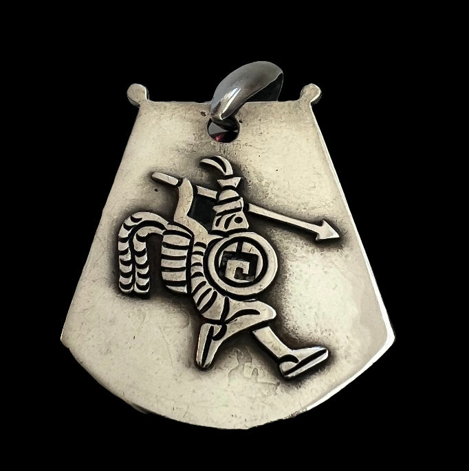 Copper necklace aztec warrior - Gem